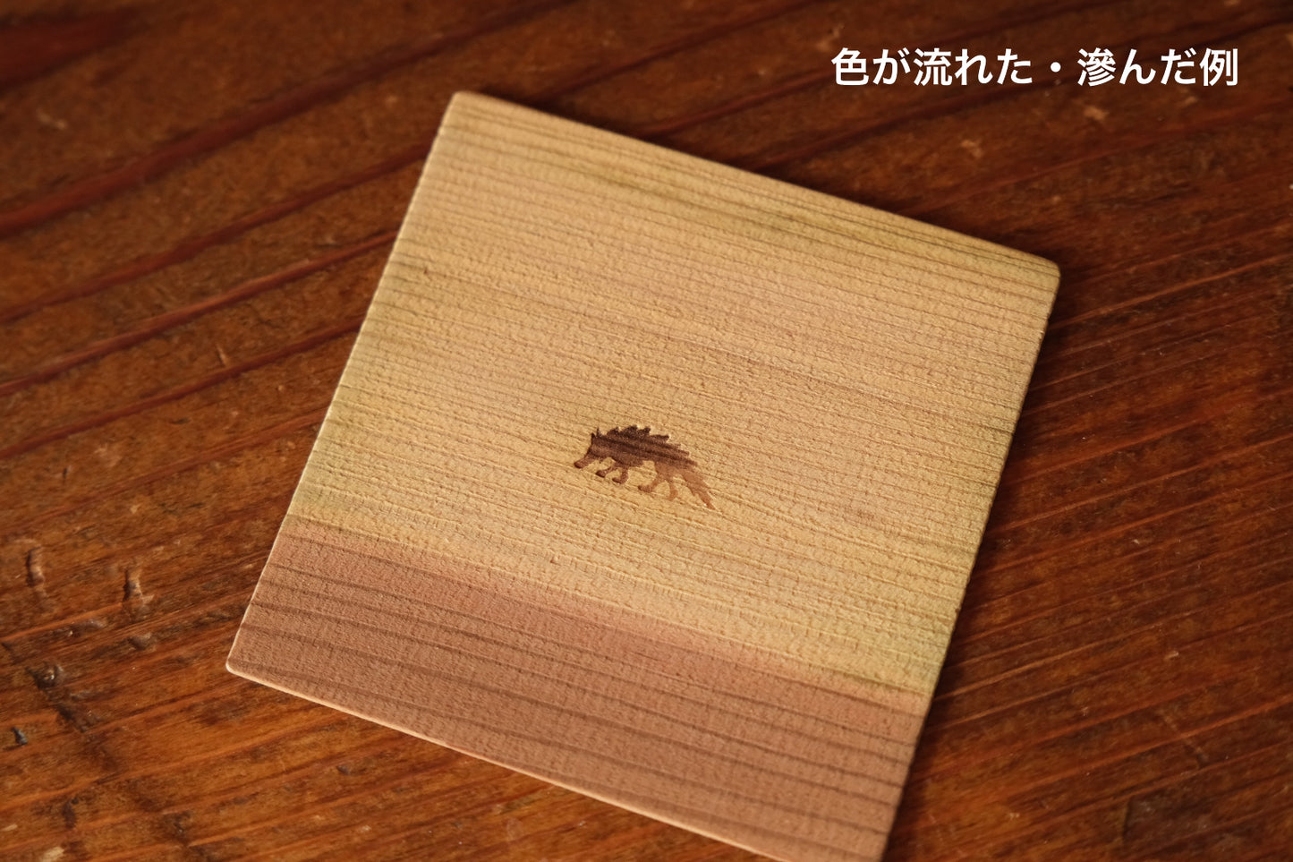 コースター5枚セット(極薄・草木染め)